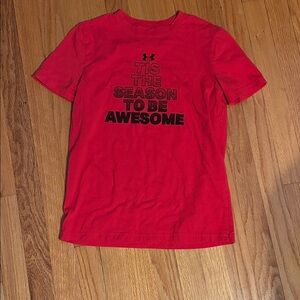 Under Armour Kids Red Graphic Tee